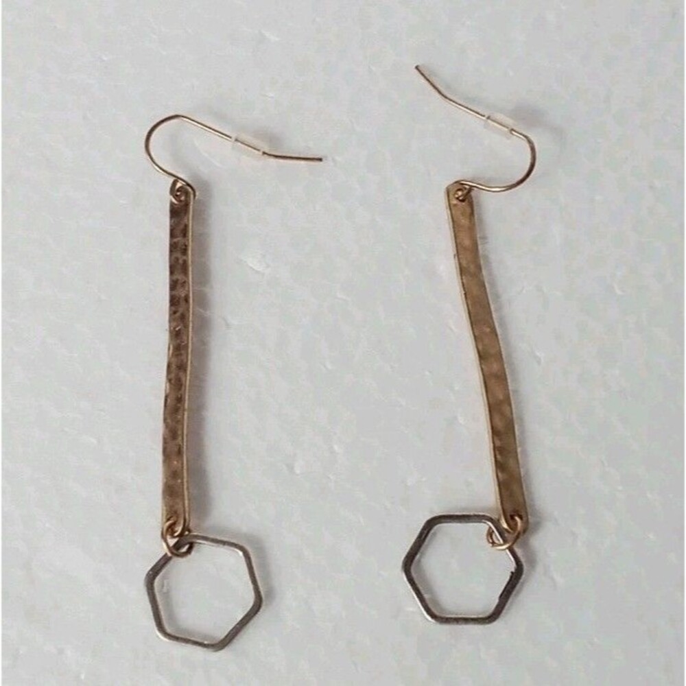Long Hook With Round Accent Earrings Selling‎ Is Non-verified Unique Design
